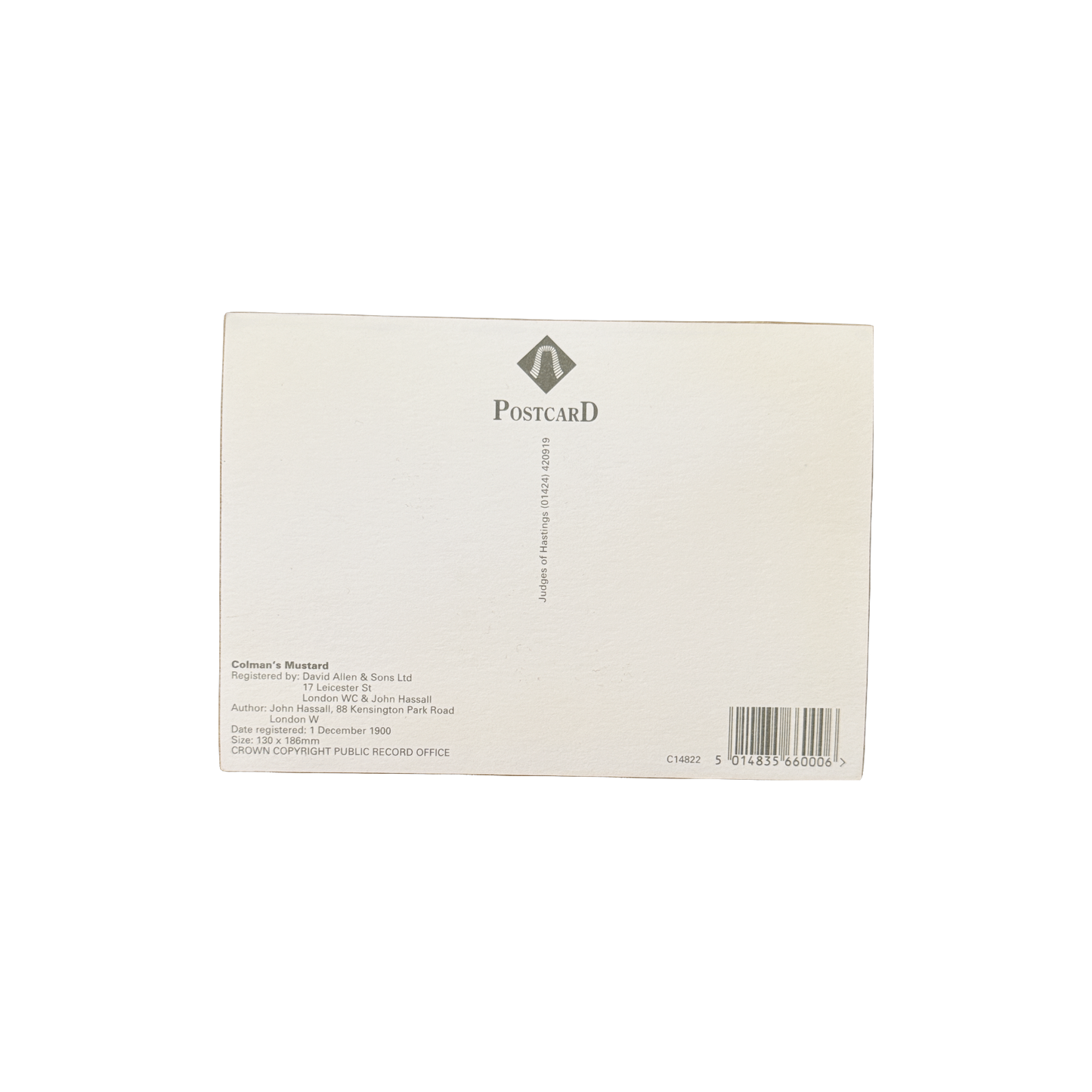 Collectors Postcard - Colmans Mustard