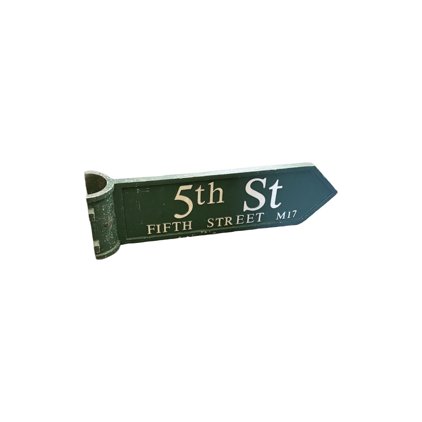 Rare Original Trafford Park Street Sign - 5th Street