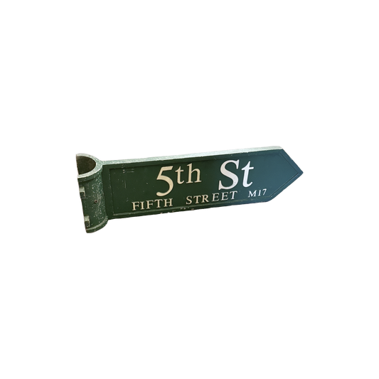 Rare Original Trafford Park Street Sign - 5th Street