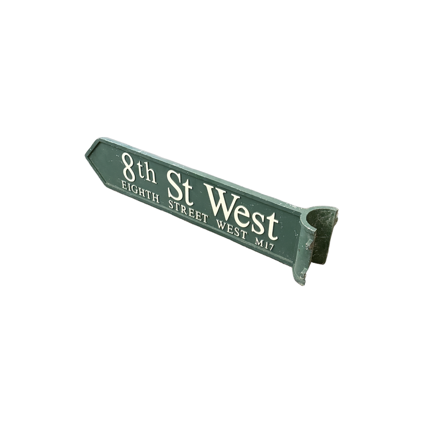 Rare Original Trafford Park Street Sign - 8th St West