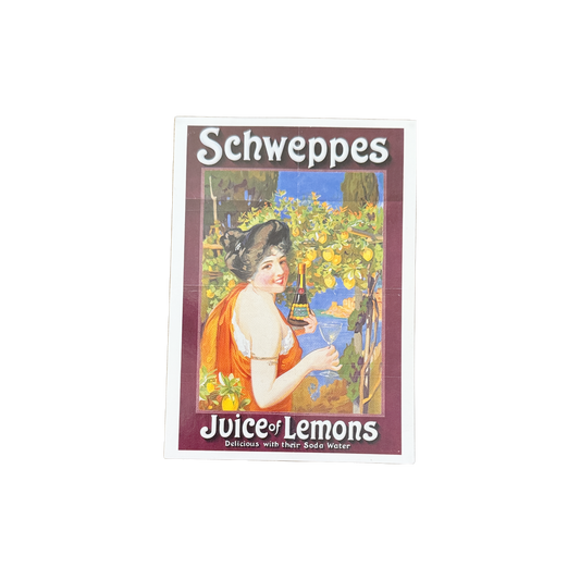 Collectors Postcard - Schweppes Juice of Lemons